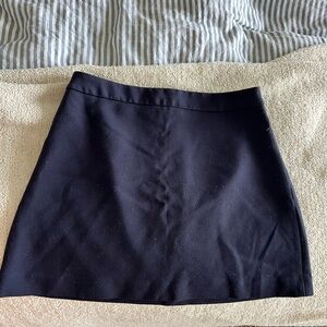 Express navy A-Line mini skirt